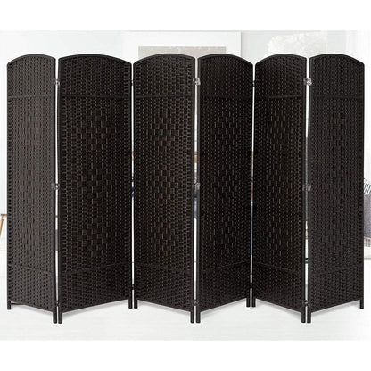 Paravent pliable autoportant en fibre tissée de 1,83 m de haut