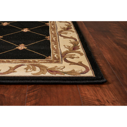 Tapis Domani Classics style victorien à bordure en treillis