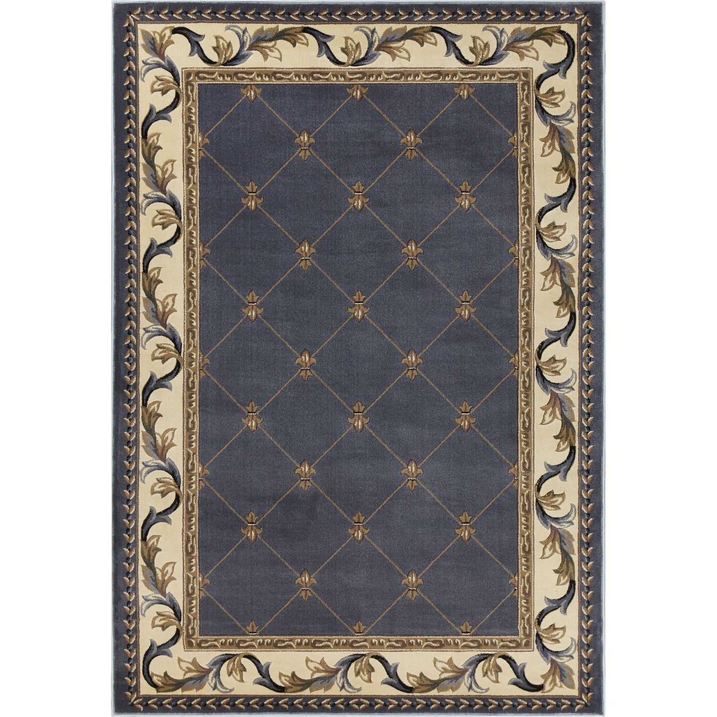 Tapis Domani Classics style victorien à bordure en treillis