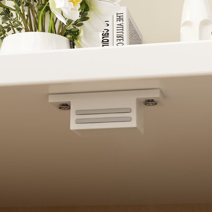 Meuble multifonctionnel pour bac à litière à double compartiment