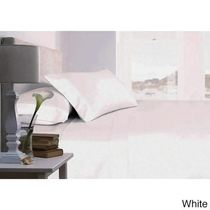 Ensemble de draps-housses en coton égyptien 600 fils, poches extra profondes