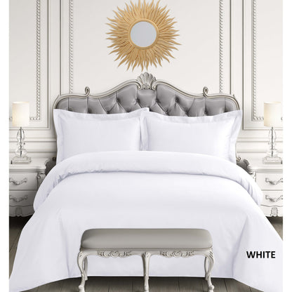 Housse de couette surdimensionnée en satin de coton égyptien 600 fils