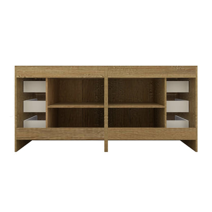 Meuble-lavabo autoportant Eliza de 72 po avec double vasque