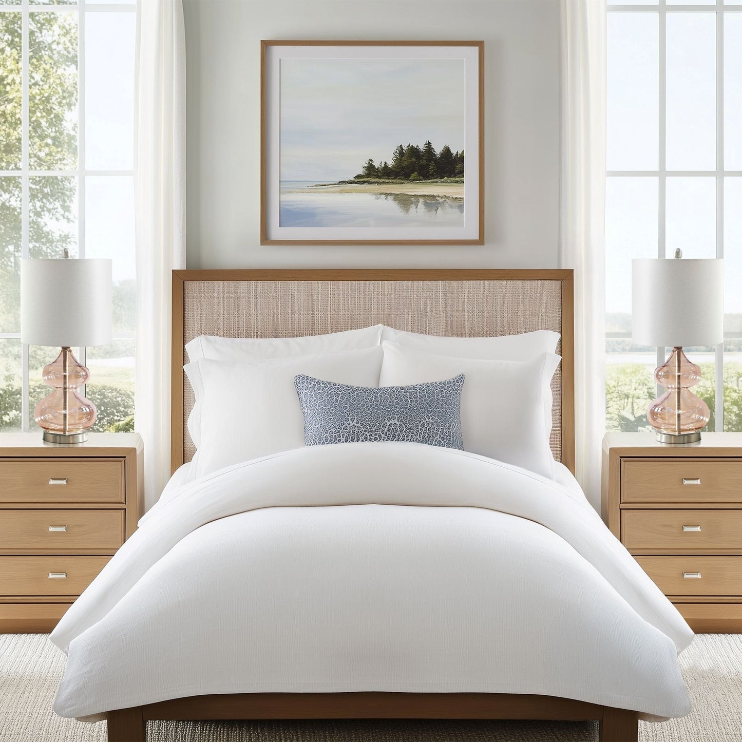 Lampe de table en verre en forme de gourde incurvée, lot de 2