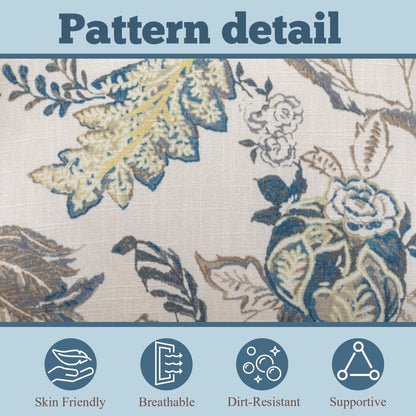 Fauteuil d'appoint moderne Erommy, fauteuil à dossier haut, canapé simple en tissu rembourré avec pieds en bois pour le salon