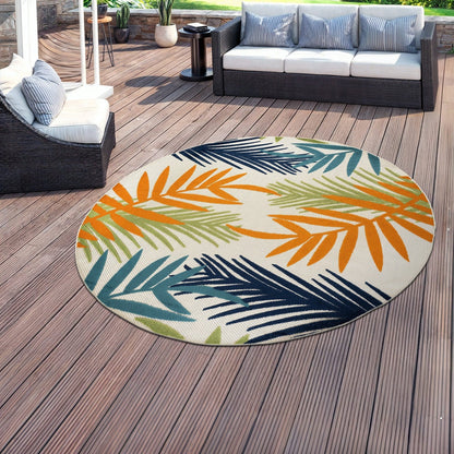 Tapis d'intérieur/extérieur Evora Palm Frond