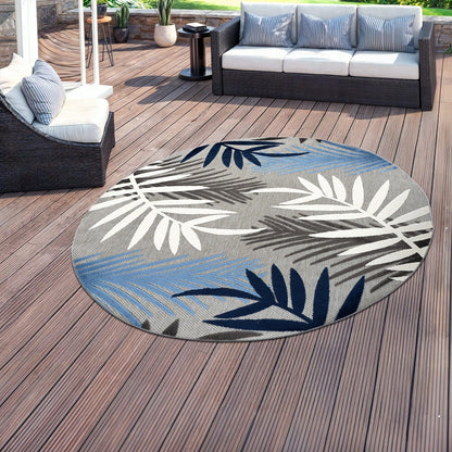 Tapis d'intérieur/extérieur Evora Palm Frond