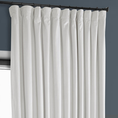 Rideau occultant extra large en velours peluche Heritage d'Exclusive Fabrics (1 panneau)