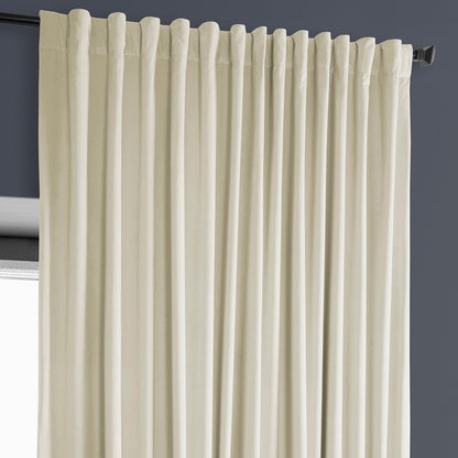 Rideau occultant extra large en velours peluche Heritage d'Exclusive Fabrics (1 panneau)