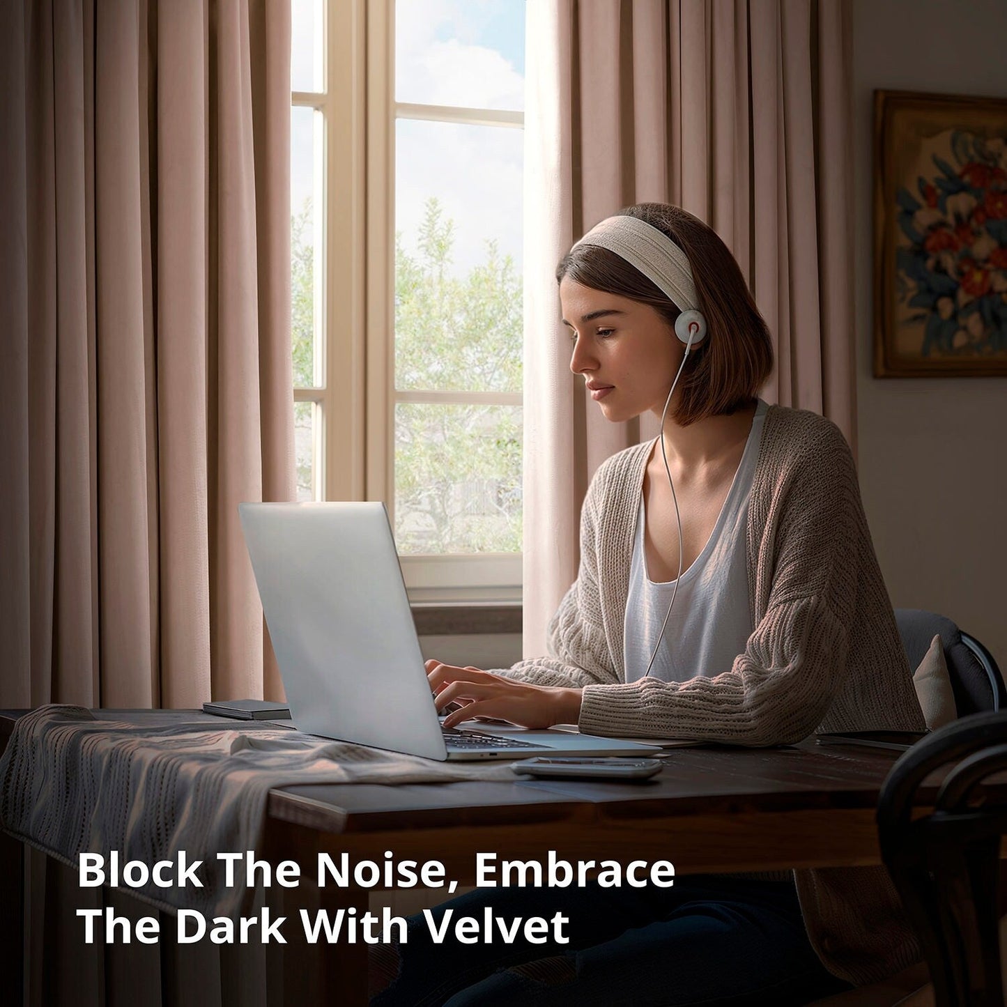 Rideau occultant en velours signature Exclusive Fabrics (1 panneau)