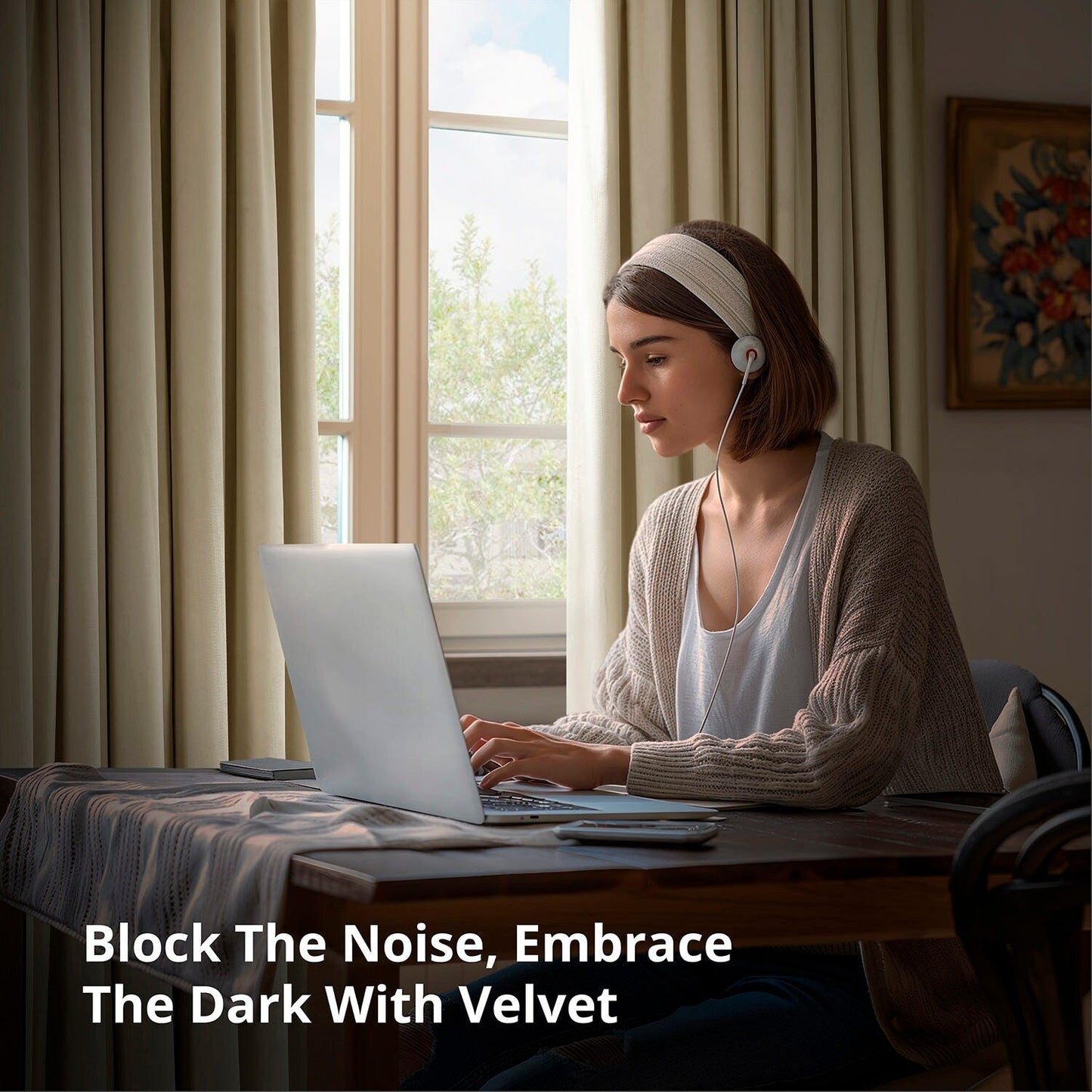 Rideaux occultants extra larges en velours Signature Exclusive Fabrics (1 panneau) - Luxueux rideaux occultants