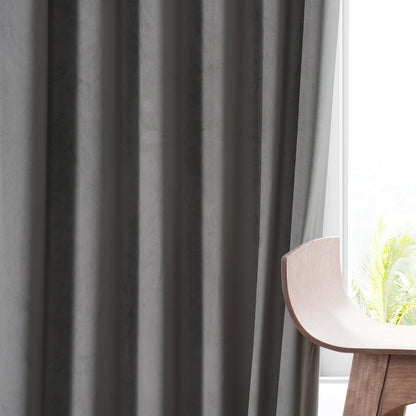 Rideaux occultants en velours peluche signature Exclusive Fabrics (1 panneau) - Rideaux doux et luxueux pour un contrôle optimal de la lumière et une touche d'élégance