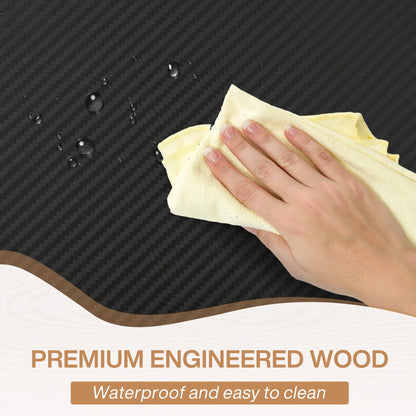 Table à manger de style ferme pour 6 personnes, table de cuisine rectangulaire en bois de 70,8 pouces