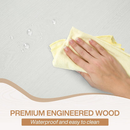 Table à manger de style ferme pour 6 personnes, table de cuisine rectangulaire en bois de 70,8 pouces