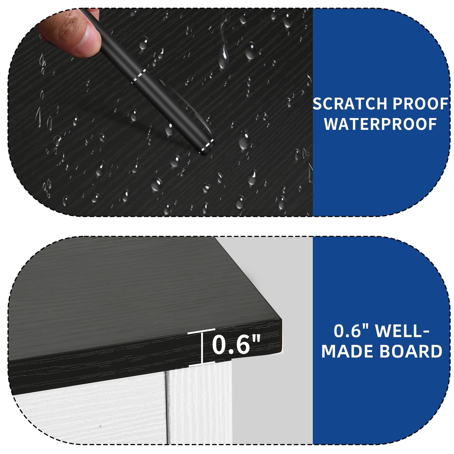 Meuble TV Farmhouse pouvant accueillir jusqu'à 65 téléviseurs avec portes et étagères ouvertes Console multimédia Prise de courant