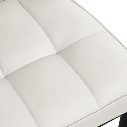 Lot de 2/4 chaises de salle à manger rembourrées en similicuir