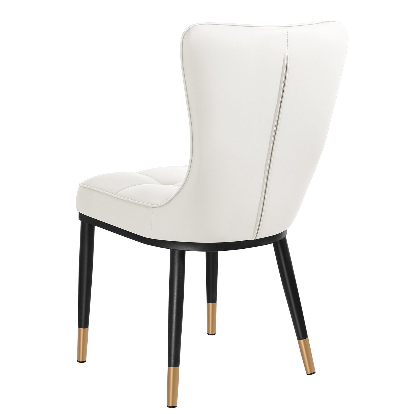 Lot de 2/4 chaises de salle à manger rembourrées en similicuir