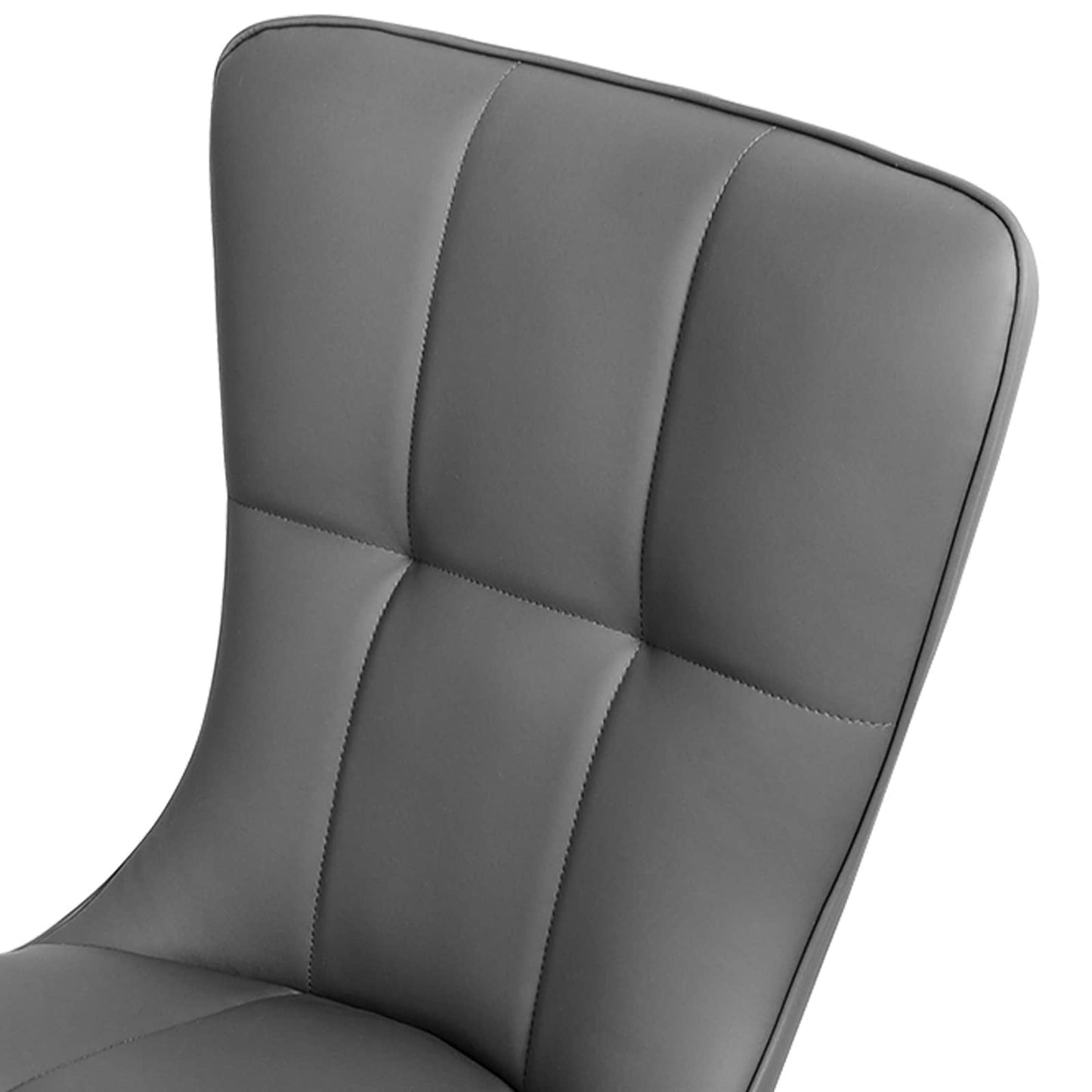 Lot de 2/4 chaises de salle à manger rembourrées en similicuir