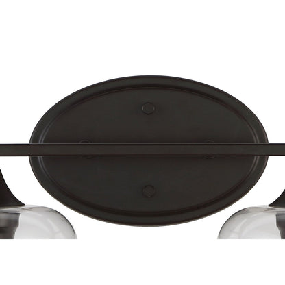 Applique murale LED style ferme rustique en fer et verre bullé, par JONATHAN Y