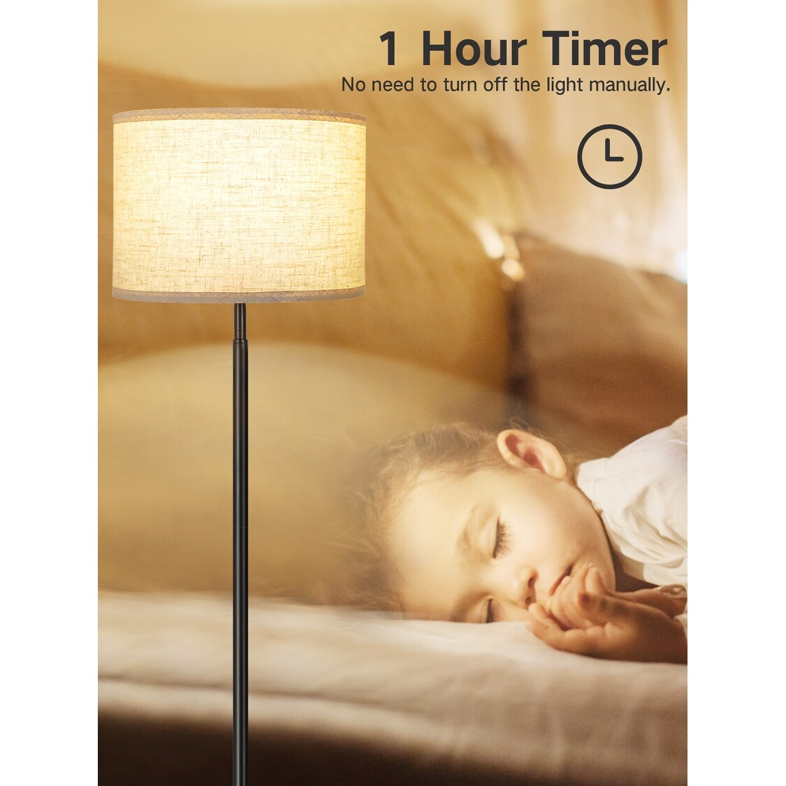 Lampadaires pour salon avec télécommande et 4 températures de couleur - Non disponible