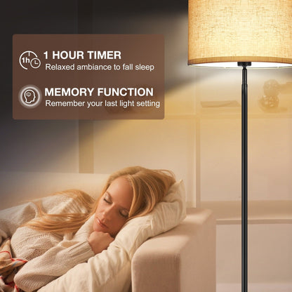 Lampadaires pour salon avec télécommande et 4 températures de couleur - Non disponible