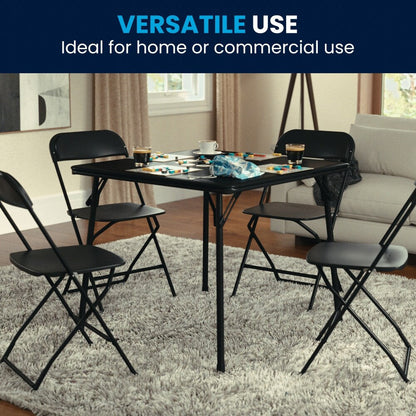 Table de cartes pliable en vinyle