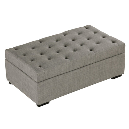 Canapé-lit pliant, ottoman de 49,6 pouces avec un canapé-lit pliant, canapé-lit ottoman convertible avec matelas à mémoire de forme et design capitonné