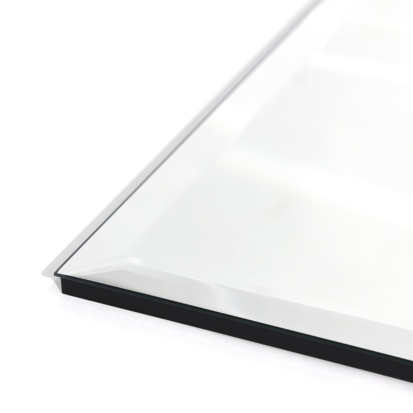 Miroir mural prismatique biseauté sans cadre - Carré/Rectangulaire - Transparent