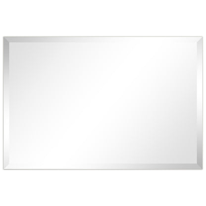 Miroir mural prismatique biseauté sans cadre - Carré/Rectangulaire - Transparent