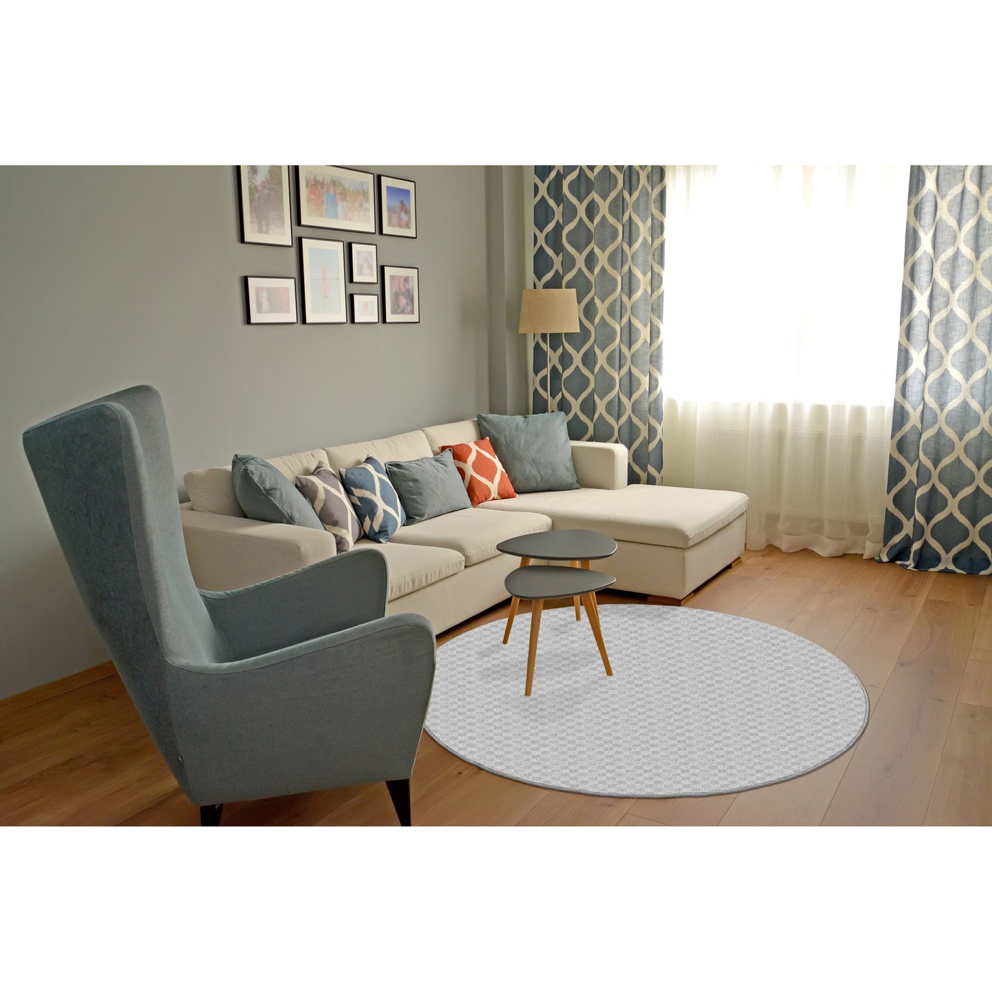 Tapis d'intérieur uni Garland Carpet Medallion