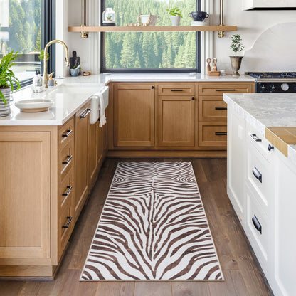 Collection de tapis Gertmenian Crystal Print, lavables, imprimés numériquement, à poils plats, en polyester antidérapant