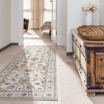 Collection de tapis Gertmenian Crystal Print, lavables, imprimés numériquement, à poils plats, en polyester antidérapant