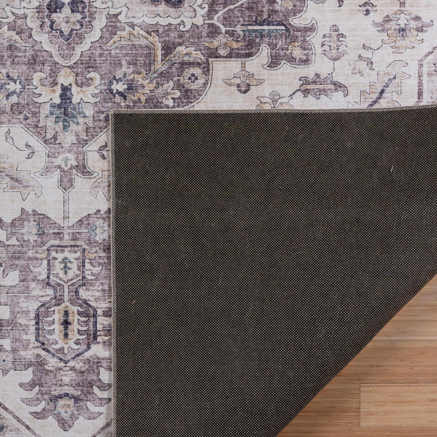 Collection de tapis Gertmenian Crystal Print, lavables, imprimés numériquement, à poils plats, en polyester antidérapant