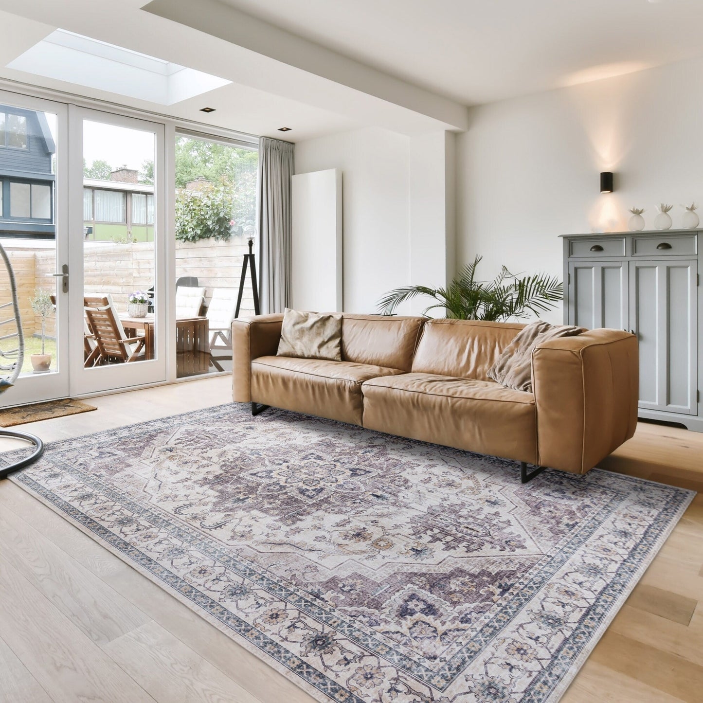 Collection de tapis Gertmenian Crystal Print, lavables, imprimés numériquement, à poils plats, en polyester antidérapant