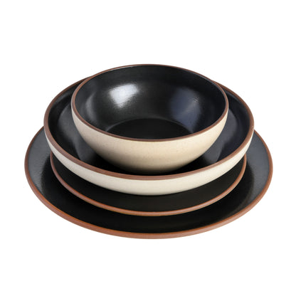 Service de table Gibson Elite Contempo Classic 16 pièces à double bol