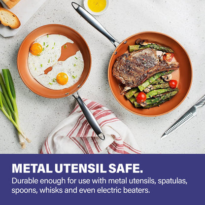 Batterie de cuisine et ustensiles de cuisson Gotham Steel Pro anodisé dur 20 pièces