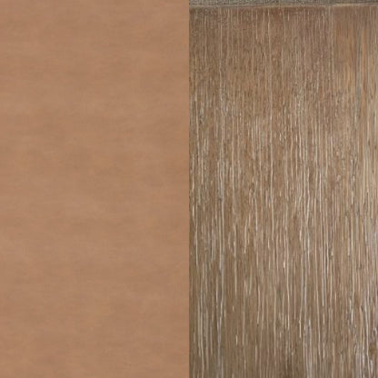 Tabouret de bar moderne Gracie, chaise rembourrée en boucle et pieds en bois brossé