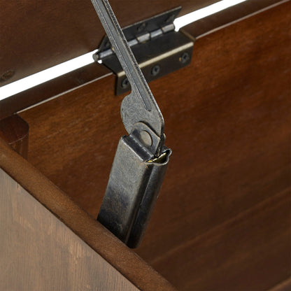 Banc de rangement Granger avec coussin d'assise en lin par iNSPIRE Q Classic