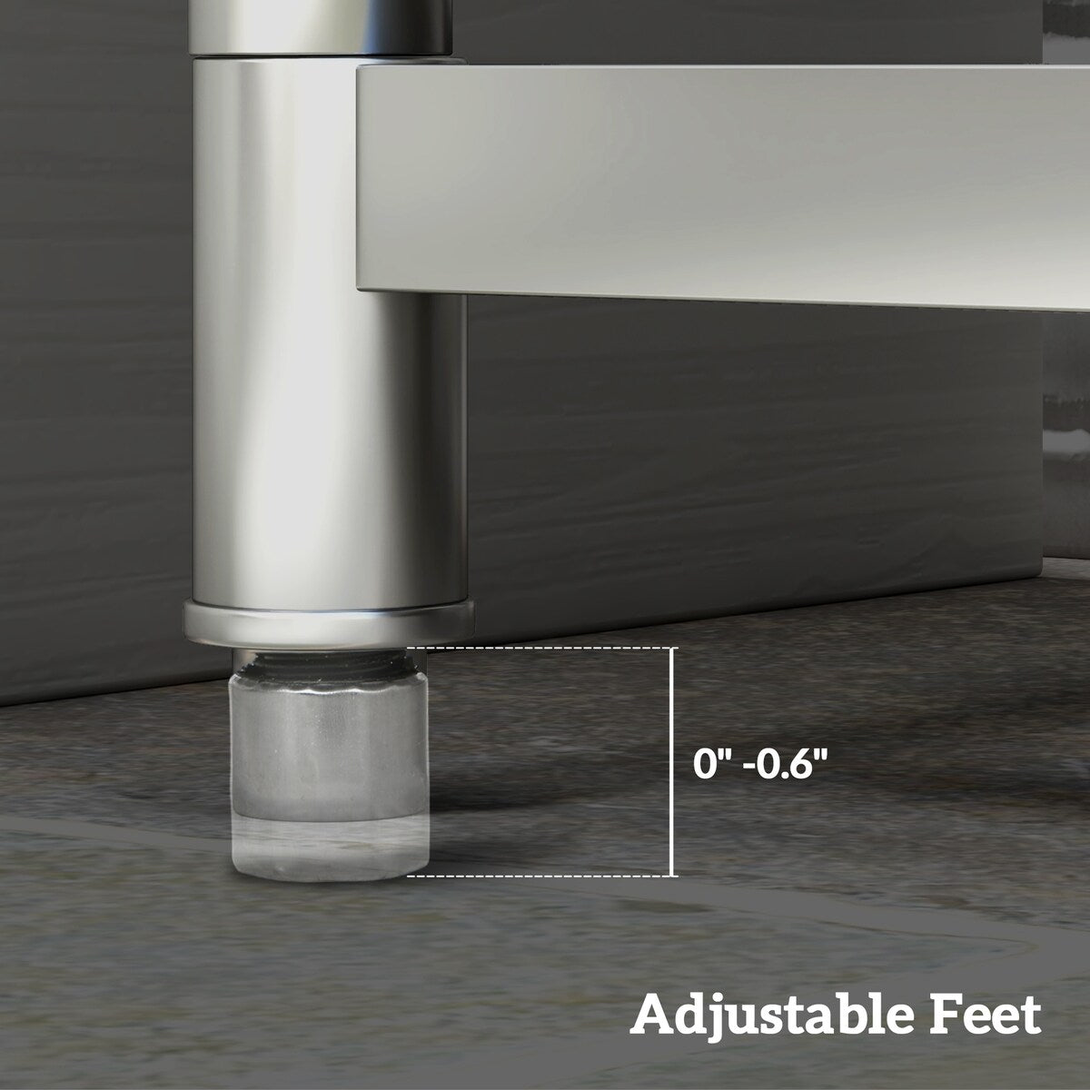 Évier utilitaire extérieur HOMCOM, évier profond en acier inoxydable, évier de cuisine autoportant à une cuve, 99 cm x 99 cm