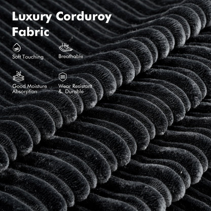 Canapé pliant moderne en velours côtelé HOOOWOOO