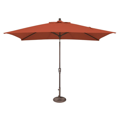 Parasol rectangulaire inclinable SimplyShade Catalina de 3 mètres (10 pieds) à bouton-poussoir