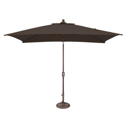 Parasol rectangulaire inclinable SimplyShade Catalina de 3 mètres (10 pieds) à bouton-poussoir
