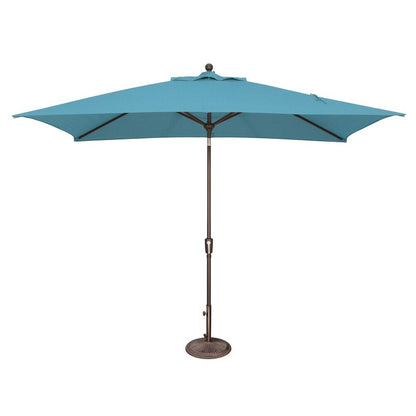 Parasol rectangulaire inclinable SimplyShade Catalina de 3 mètres (10 pieds) à bouton-poussoir