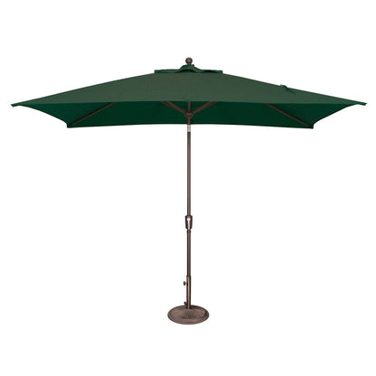Parasol rectangulaire inclinable SimplyShade Catalina de 3 mètres (10 pieds) à bouton-poussoir