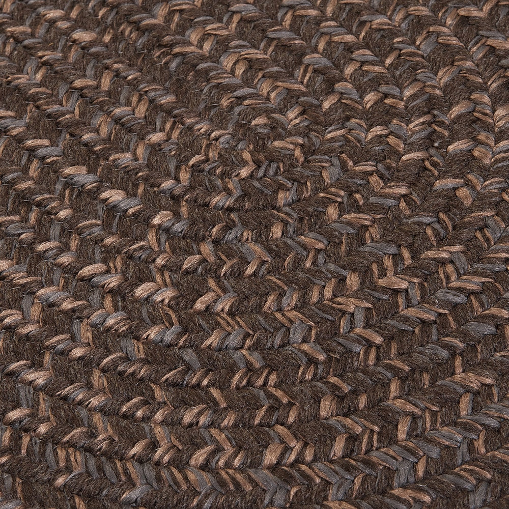 Tapis ovale réversible tressé Colonial Mills Hillsdale