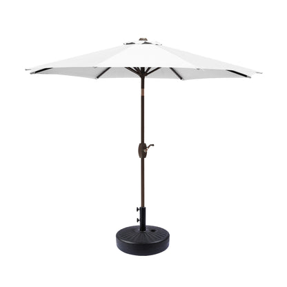 Parasol de patio Holme de 9 pieds et support de base