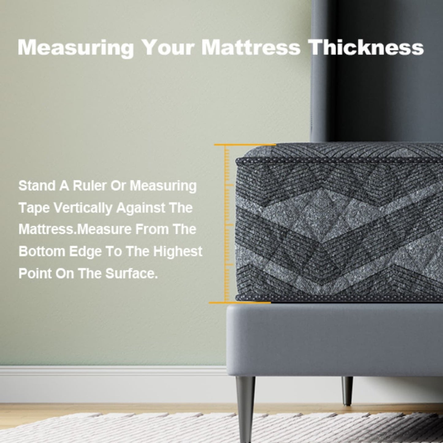 Matelas SweDrea Plush Hybrid en mousse à mémoire de forme 8/12 po. respirant et rafraîchissant, certifié CertiPUR-US, SGS et OEKO-TEX®.