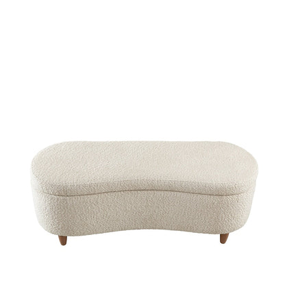 Banc d'appoint de rangement incurvé INK IVY Bailey style boucle