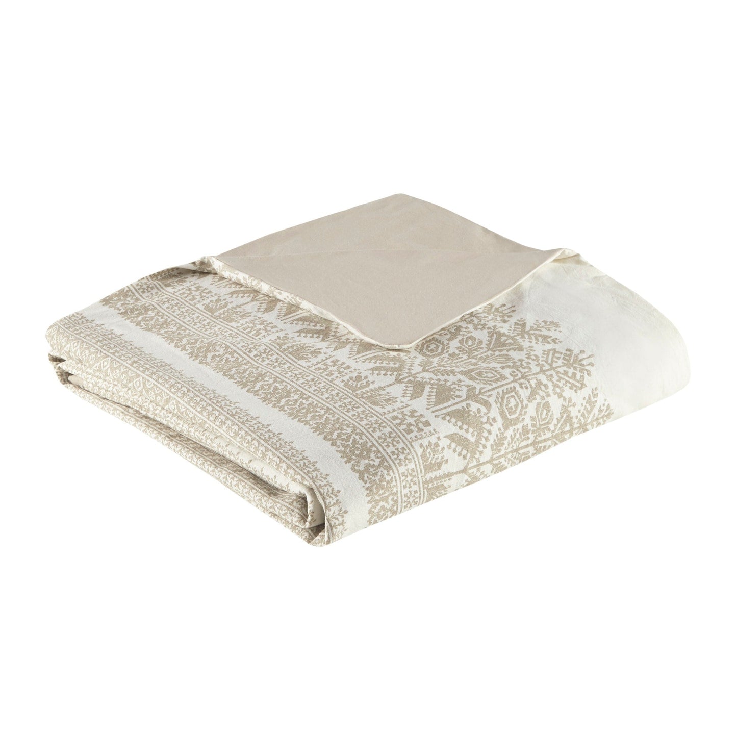 Parure de lit 3 pièces INK+IVY Mila en coton avec touffetage chenille