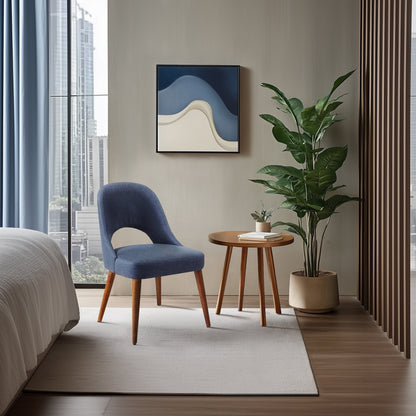 Chaises de salle à manger rembourrées INK IVY Nola avec dossier ajouré (lot de 2)